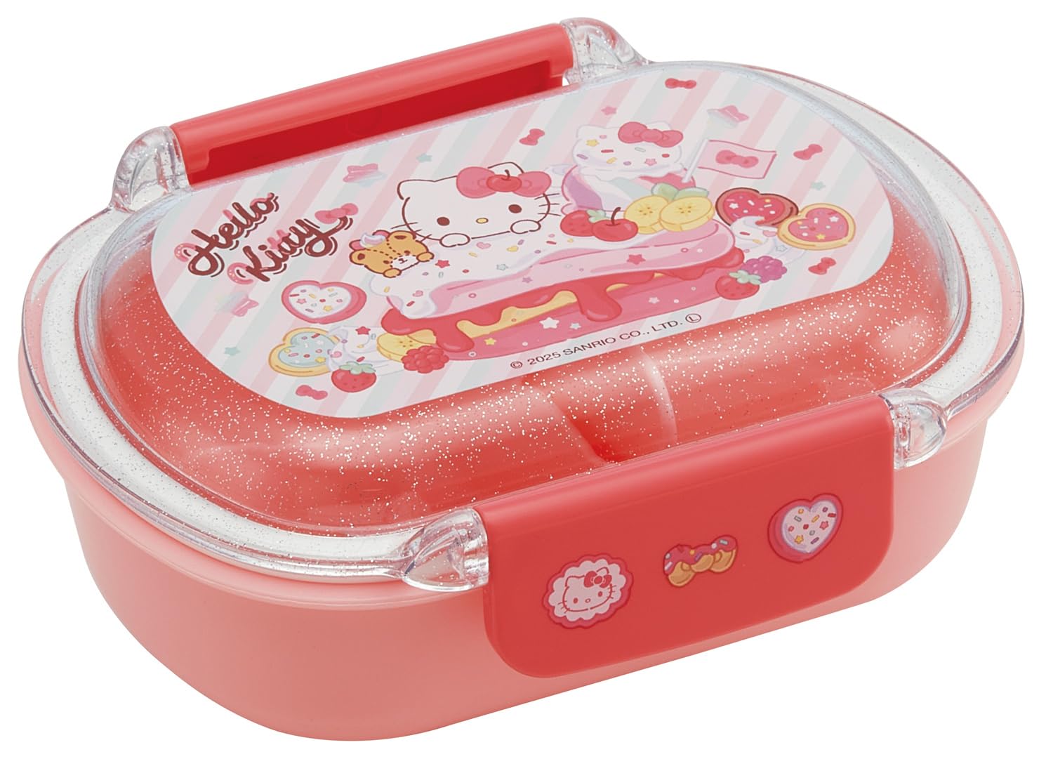 

Skater Bento Easy to with a Fluffy 360ml Microwave and Dishwasher Made in Sanrio Hello Kitty Fancy Snacks for Girls Box, Clean, Lid, Capacity, Safe,