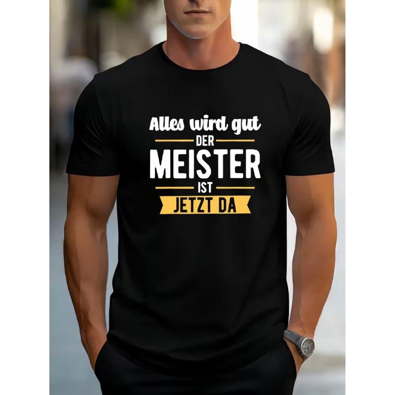Herren-T-Shirt aus Print, Locker geschnitten, Schnelltrocknend, Atmungsaktiv, Sommer-Top mit Rundhalsausschnitt, Perfekt für Lässige Streetwear und Vielseitiges Styling