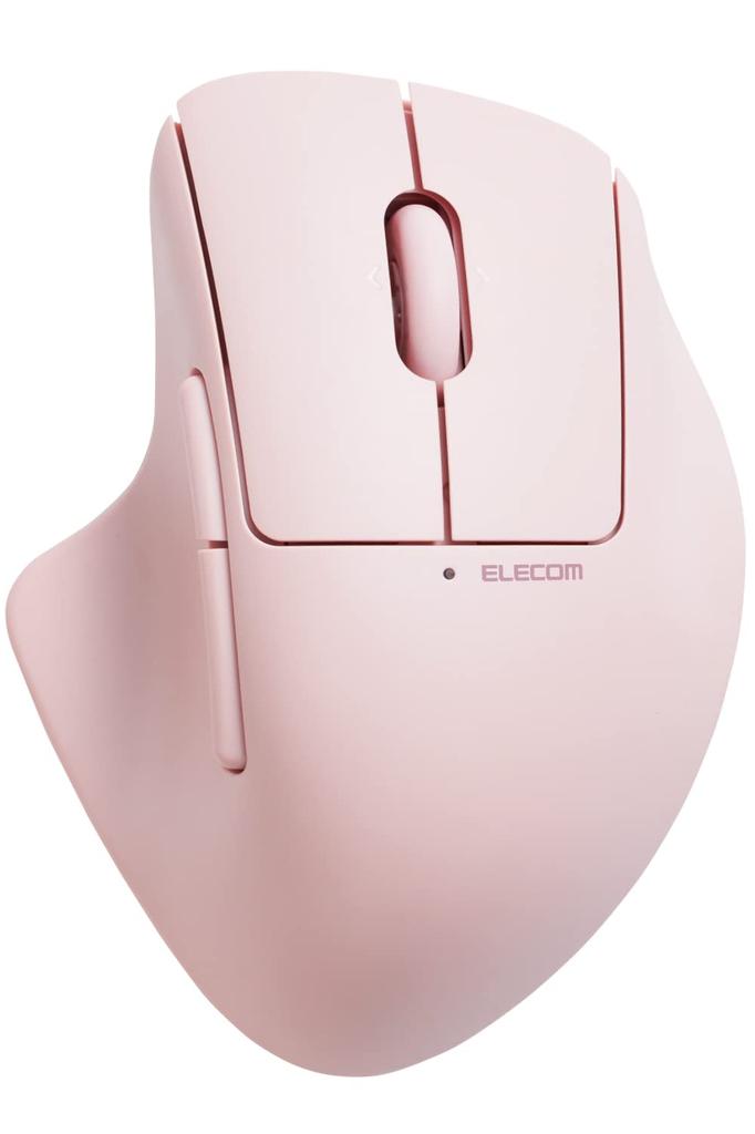 ELECOM SHELLPHA Wireless Mouse, Bluetooth, Quiet, 5 Buttons + Tilt Wheel, Pink, M-SH30BBSKPN