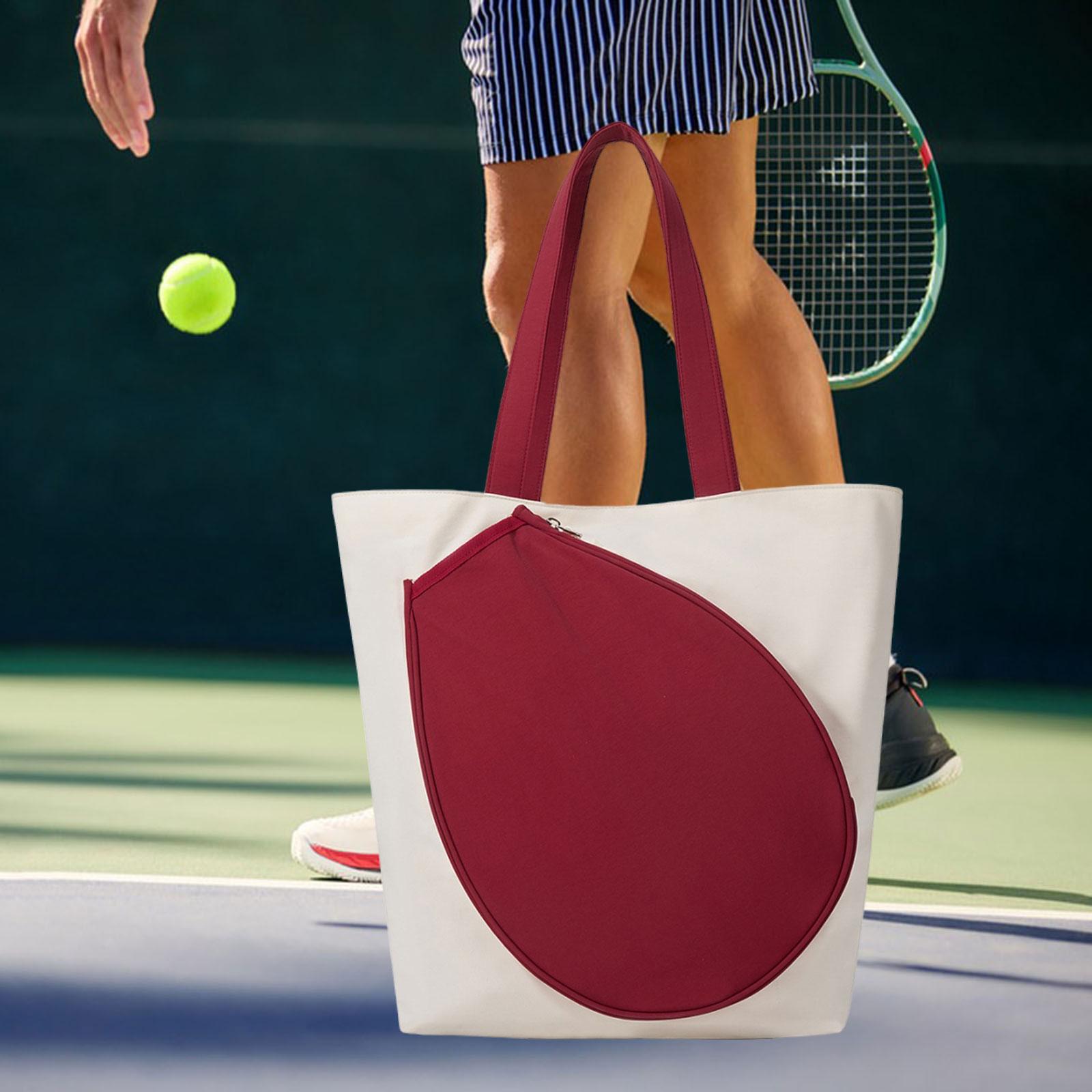 

Tennis Bag Tennis Handbag Racquet Carrying Bag for Training Workout червоний