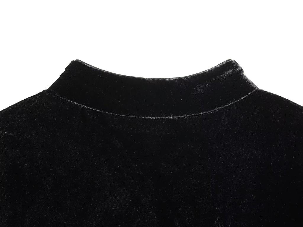 European Autumn Velvet Slim Dress - 2025 Edition