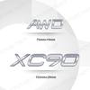 Metal Alloy For Volvo XC90 XC60 XC70 XC40 AWD Logo Car Trunk Fender Sticker Decoration Emblem Badge Accessories Glossy black
