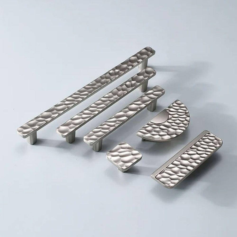Retro Zinc Zinc Zinc Alloy Furniture Door Knob Unique Line Design Cabinet Handle  Drawer