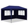 VidaXL Tonnelle Jardin Tente Réception Chapiteau Bleu 3x4 m Terrasse Pavillon 90335