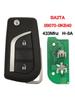 Keyless Entry Remote Control Car for Key Fob BA2TA 433MHz H (8A) Chip 89070-0KB40 for  2015+