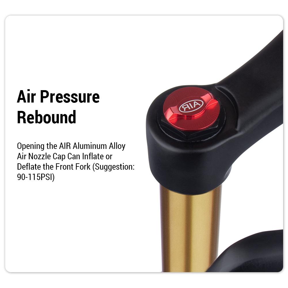 Bicycle Forks High-Performance Bike Suspension Forks - Aluminum Alloy Quick Release/Barrel Axle