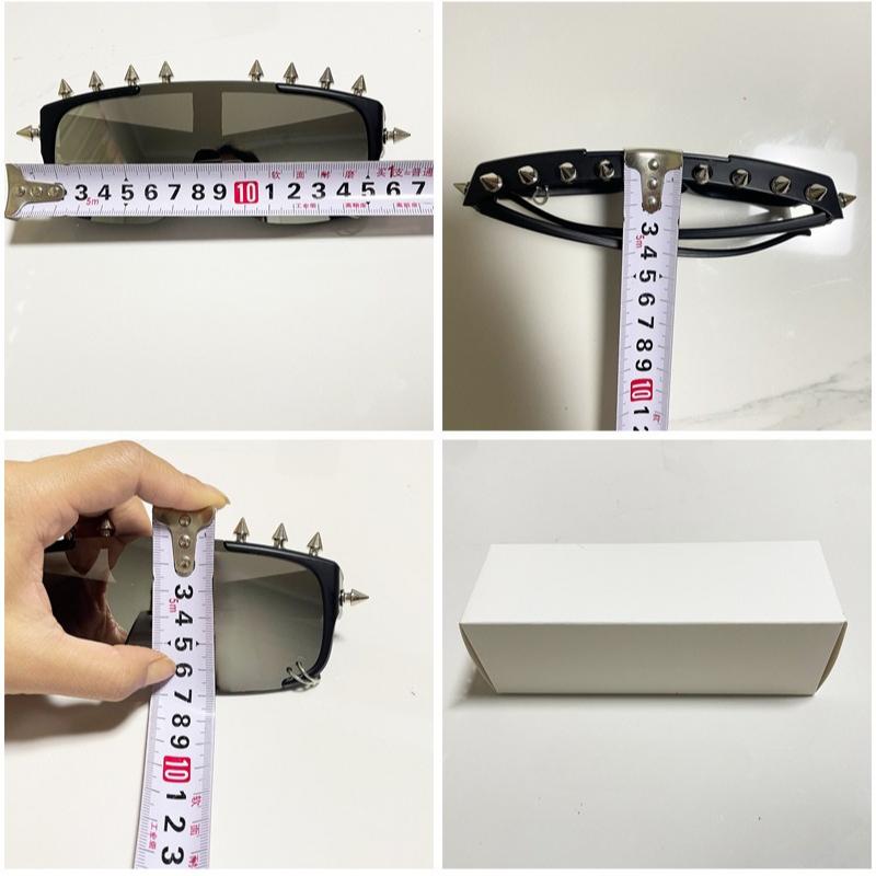 Unisex Punk Rivet Sunglasses Fashion Rock Style Eyewear