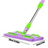 Flat Mop Wet Dry Mop With 4 Washable Pads 360 Degree Rotatable Tool For Tile Laminate Wood Outdoor Patio Garage Cleaning
