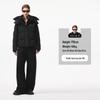 Tanbor Women's Short Detachable Hood Down Jacket