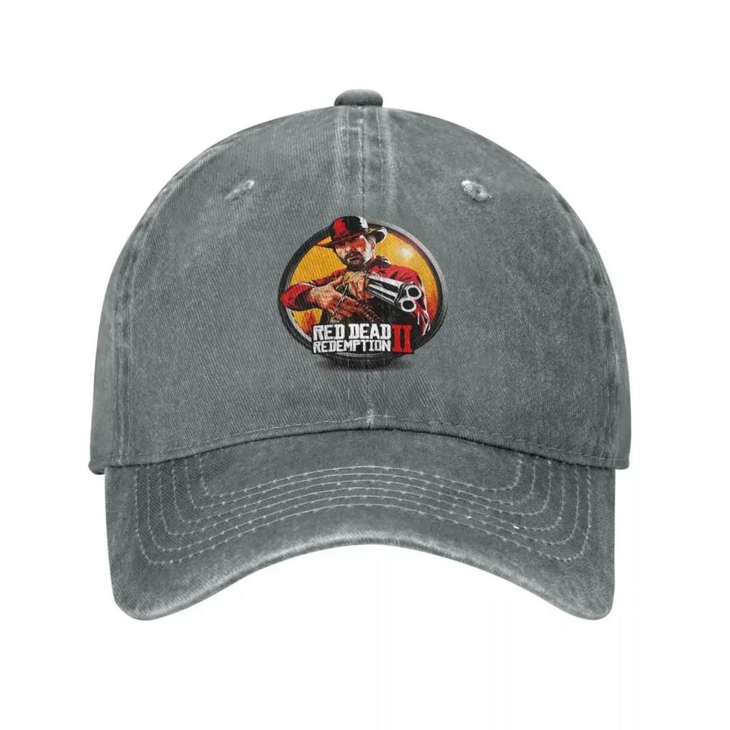 Berretto da Baseball Red Dead Redemption 2 Per Adolescenti Unisex Videogioco Cappellino Trucker Vintage Protezione Solare Sport all'Aperto Berretto Snapback