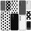 Black And White Polka Dot Case For POCO F3 X3 GT M3 M4 X3 Pro Phone Back Cover For Xiaomi Mi 11 Lite 9 10 11T Pro