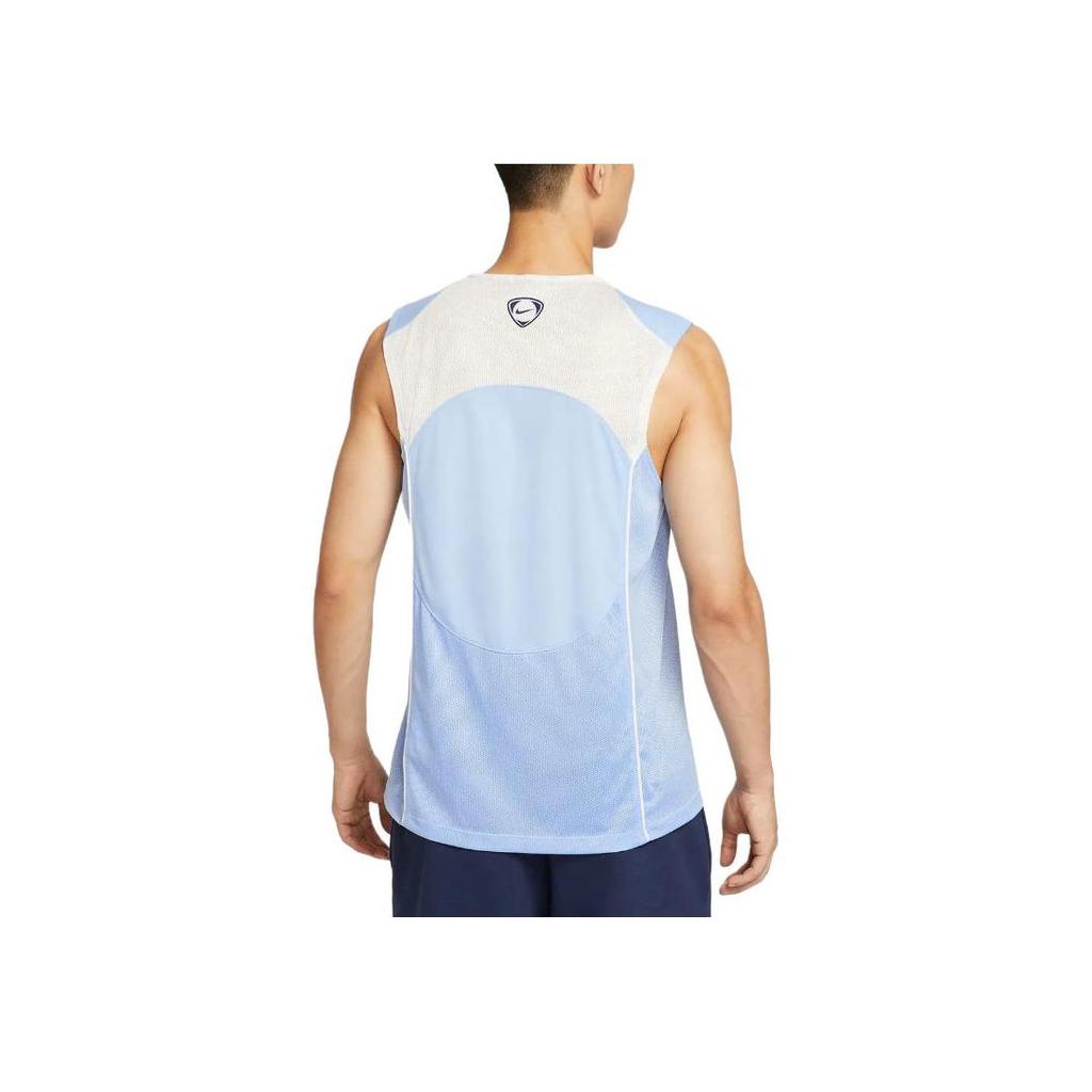 Nike Maglia da Calcio Senza Maniche Uomo Dri-FIT Total 90 Azzurro Chiaro HV1181-468
