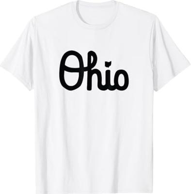 Vintage Script Ohio Dots the I T-Shirt Unisex T-Shirt