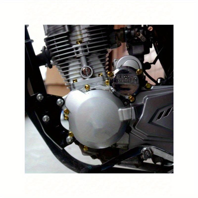 30pcs/Pack Motorcycle Screw Cover Motorcycle Body Plastic Decoration Kit Nut Shaped Cover Motorcycle Modification Accessories Screw Cover