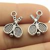 20pcs Sport CharmsTennis Charms Tennis Racket Charms For Jewelry Making Pendants DIY Crafts Making Findings Handmade Jewelry