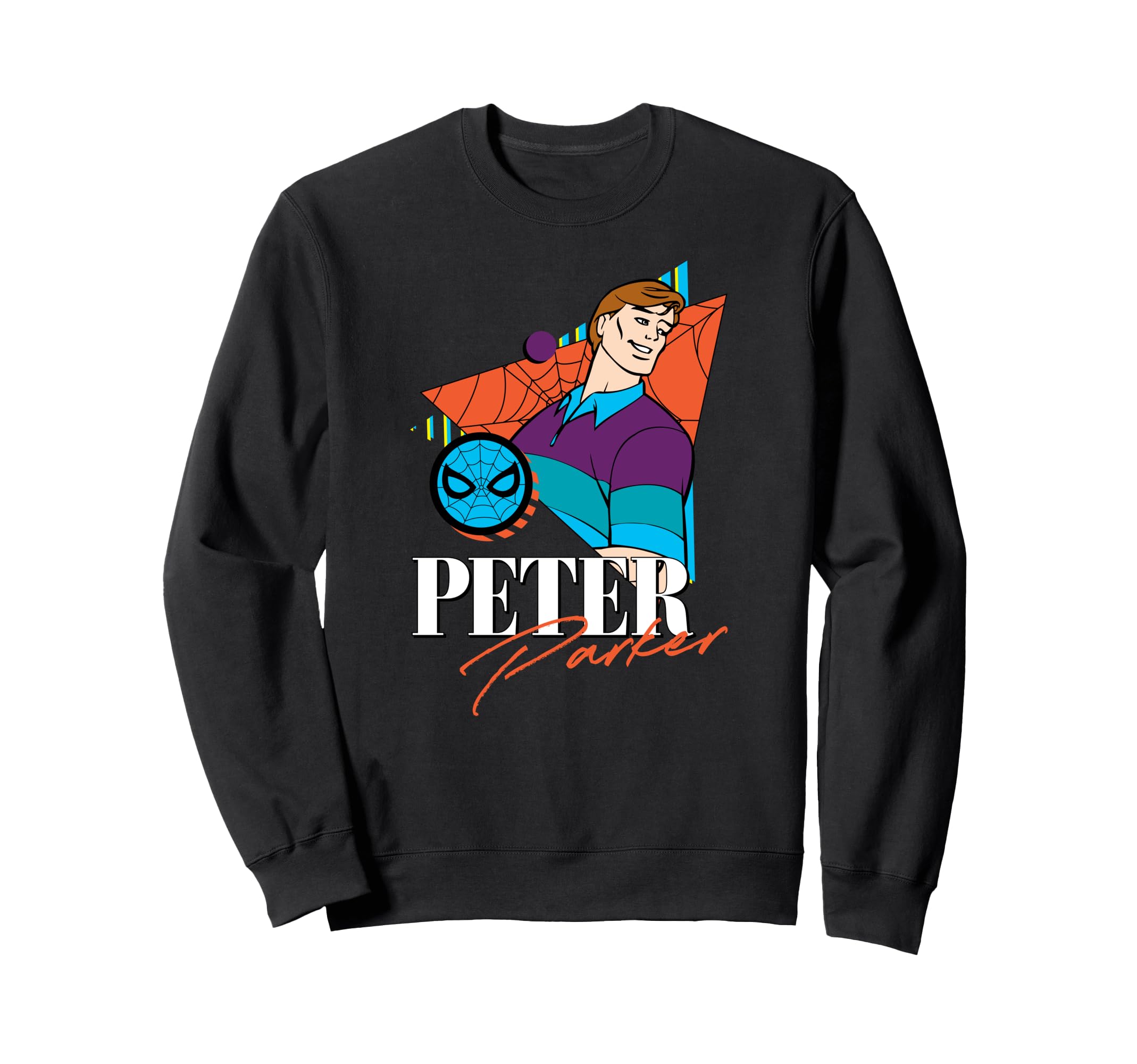 

Marvel Spider-Man Retro 90s Couple Matching Peter Parker Sweatshirts