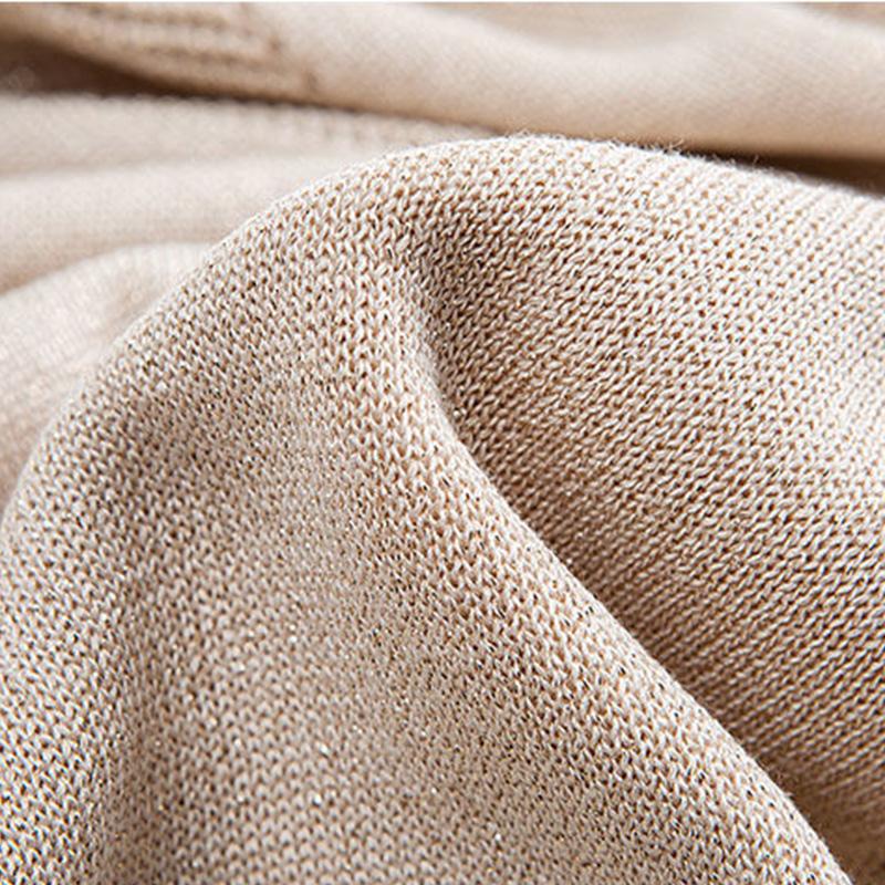 Strickpullover für Damen, lockeres Oberteil aus heller Seide, Frühling und Sommer, dünne Spitze, hohles Chiffon-Hemd