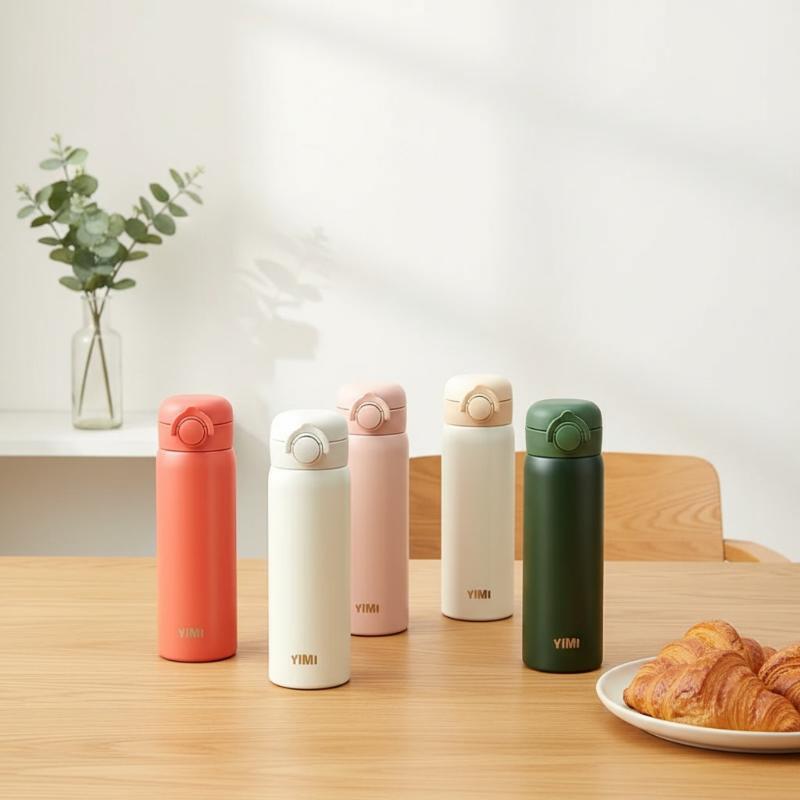 500Ml Thermos Bottle Vacuum Flasks Tumbler 304 Stainless Steel Thermal Water Bottle Keep Hot And Cold Insulated Cup Drinkware