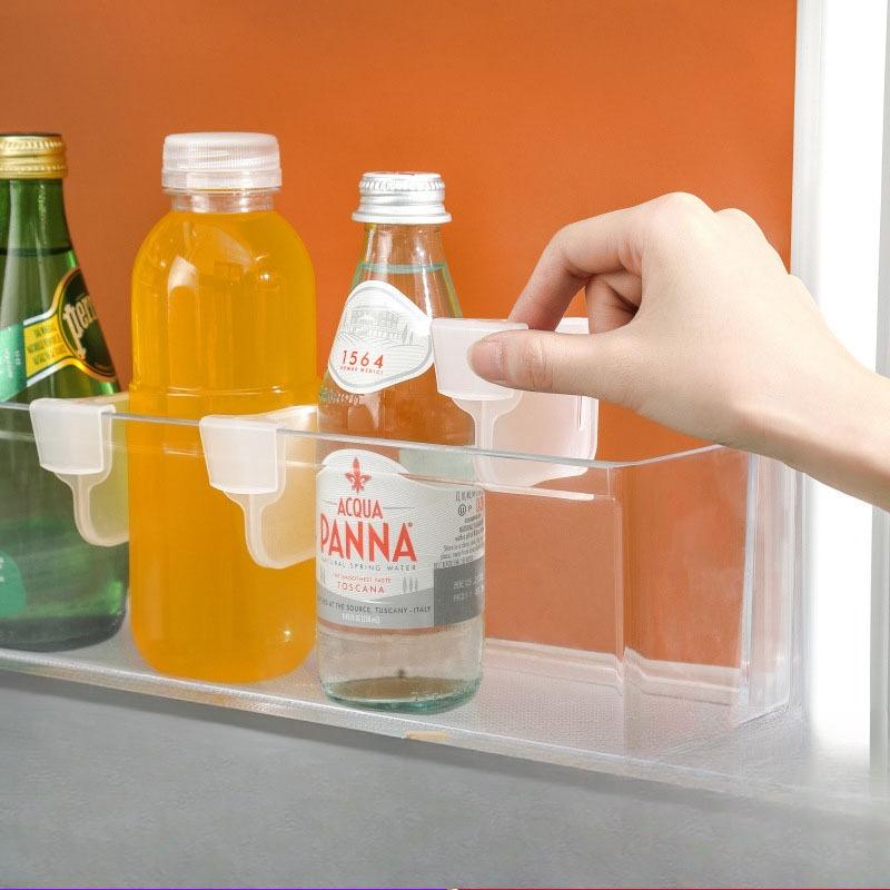 Household Refrigerator Partition, Freely Adjustable Snap-fit Grid Tray, Multi-functional Refrigerator Door Divider