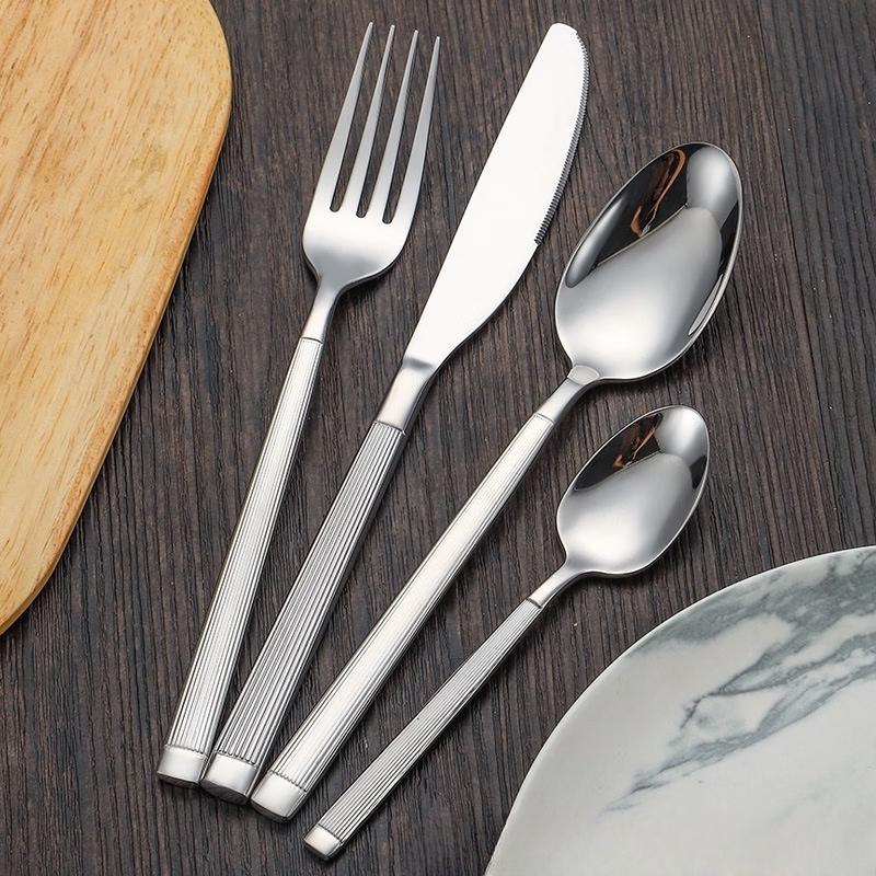 Elegant Guqin Handle Stainless Steel Cutlery