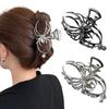 Halloween Spider Hair Claw Clip Gothic Metal Hair Claw Clip Punk and Y2K Hair Claw Alloy Shark Clip For Women And Girls