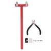 Bow String Nocking Points Pliers Strings Knock Set Precise Measurement Ocation T Shape Bow Square with Brass Buckles