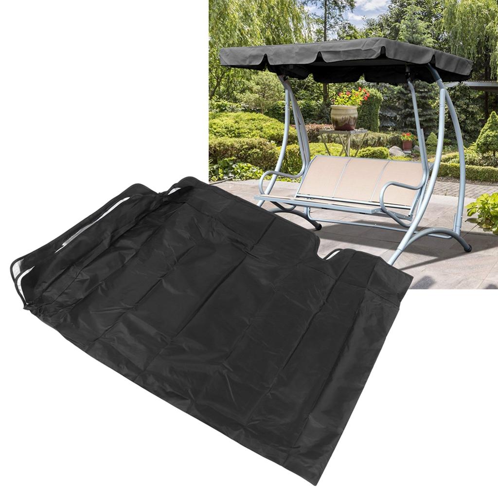 Swing Top Cover Waterproof Sunshade Swing Chair  or for Garden Courtyard Patio