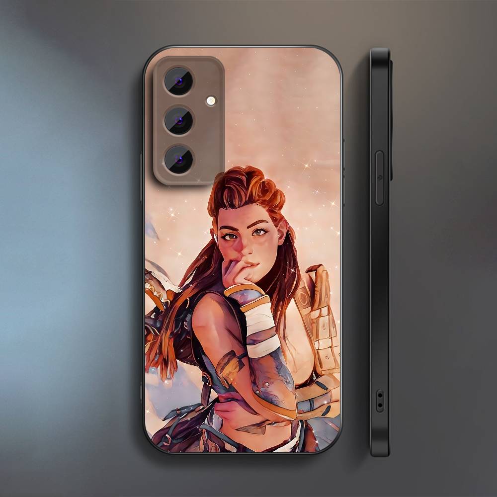 H-Horizon Forbidden West Aloy Phone Case For Samsung S22,S24,S20,S25,S23,S30,S26,Ultra,Plus,5G ,Fe,Lite Black Cover