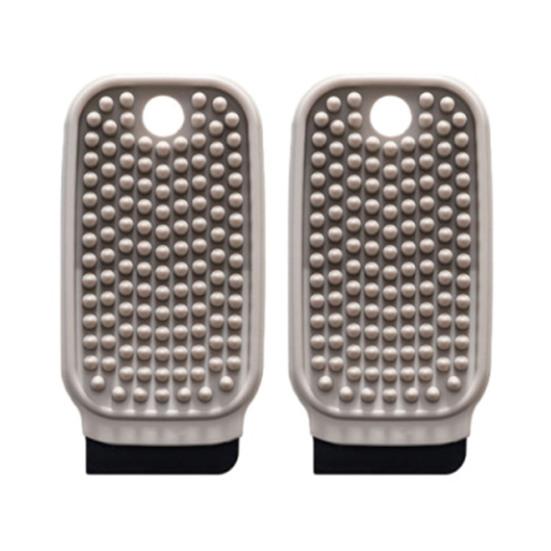 1/2Pcs Cleaning Brush Silicone Quick-Drying Food Grade BPA-Free Multi-Functional Dishes Fruits Vegetables Scrubber Kitchen Tool