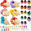48-Piece Cartoon Sandwich Cutter Set Stainless Steel PP Cookie Mold Toast Fruit Stamper Baking Tool Kit