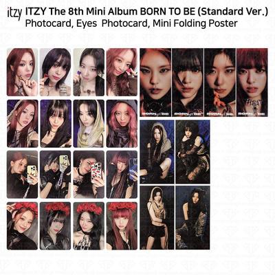 ITZY Das 8. Mini-Album Born To Be Standard Ver Eyes Fotokarten-Poster K-POP KPOP