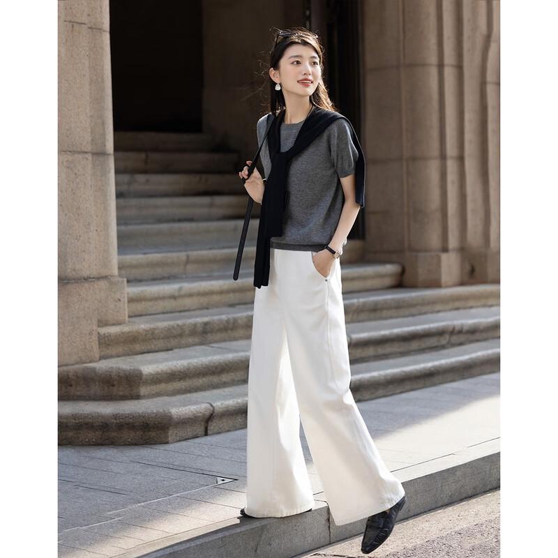 Dámský žebrovaný svetr Demana ze 100% merino vlny