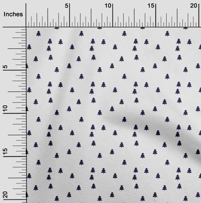 Baumwoll-Flex Weißer Stoff Frohe Weihnachten Quiltzubehör Druck Nähstoff Meterware 40 Zoll