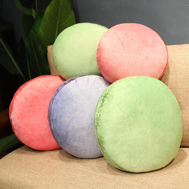 Kreatives Macaron rundes Kissen Plüschtier Heimsofa Kissen Kissen Mädchen Schlafsack Beinteil Stoffpuppe