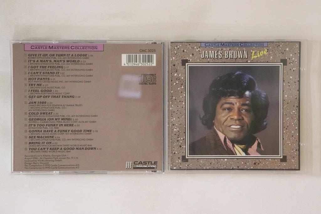 CD JAMES BROWN  James Brown Live CMC3025 CASTLE COMMUNI 1990 Netherland SoulFunk Used