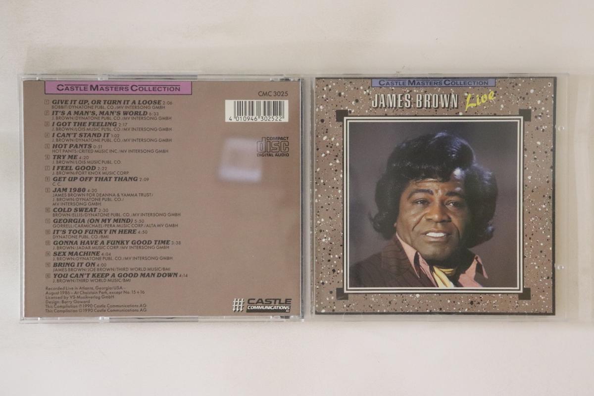 

CD JAMES BROWN James Brown Live CMC3025 CASTLE COMMUNI 1990 Netherland SoulFunk Used