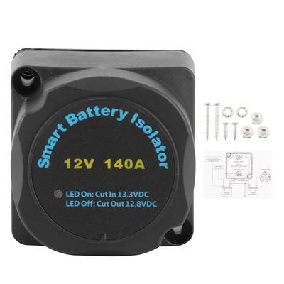 Dual Battery Isolator 12V 140A Smart VSR Sensitive Relay B0401 00101 Fit for ATV UTV Boat RV
