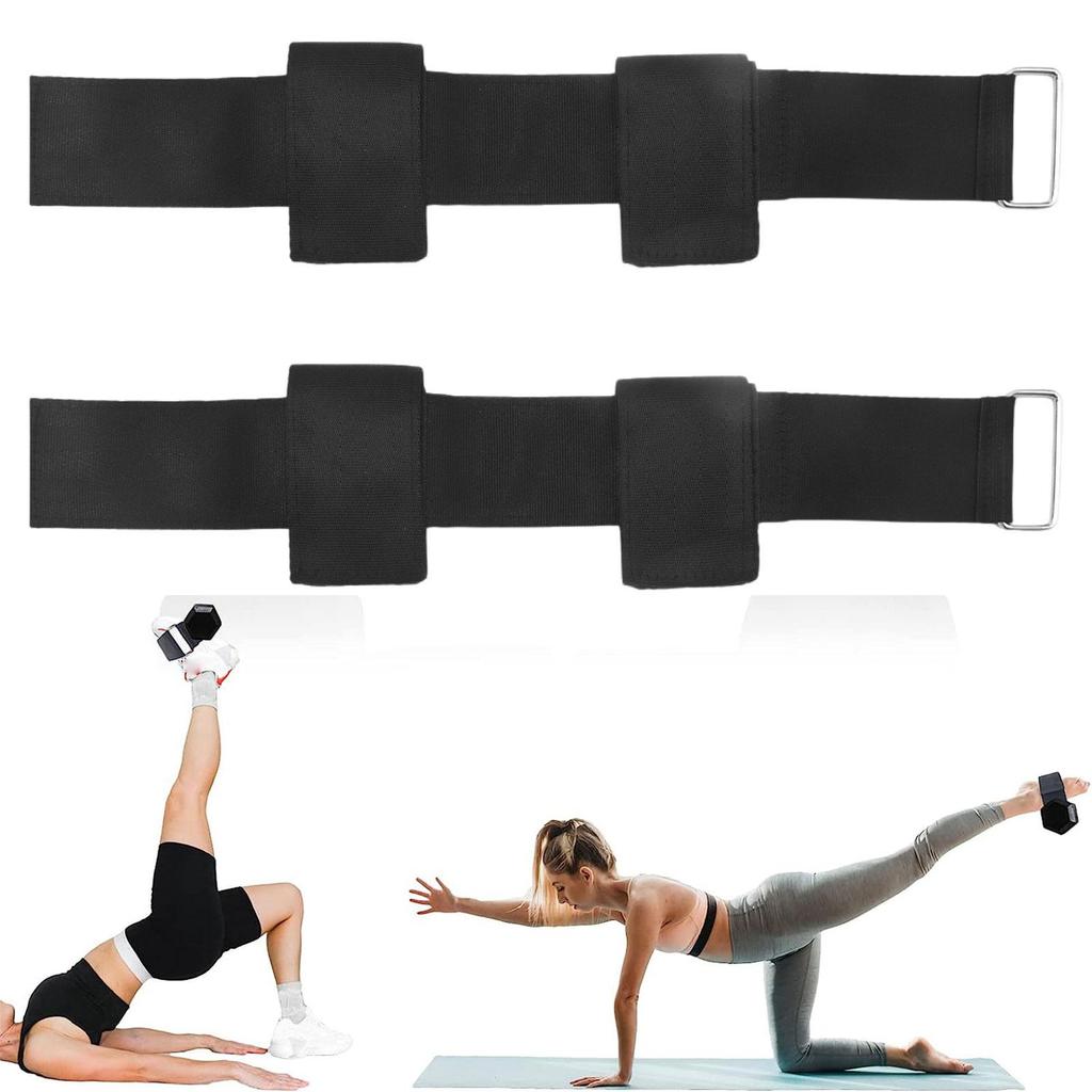 Dumbbell Ankle Strap, Attachment Foot Straps Adjustable Weights for Strength Training