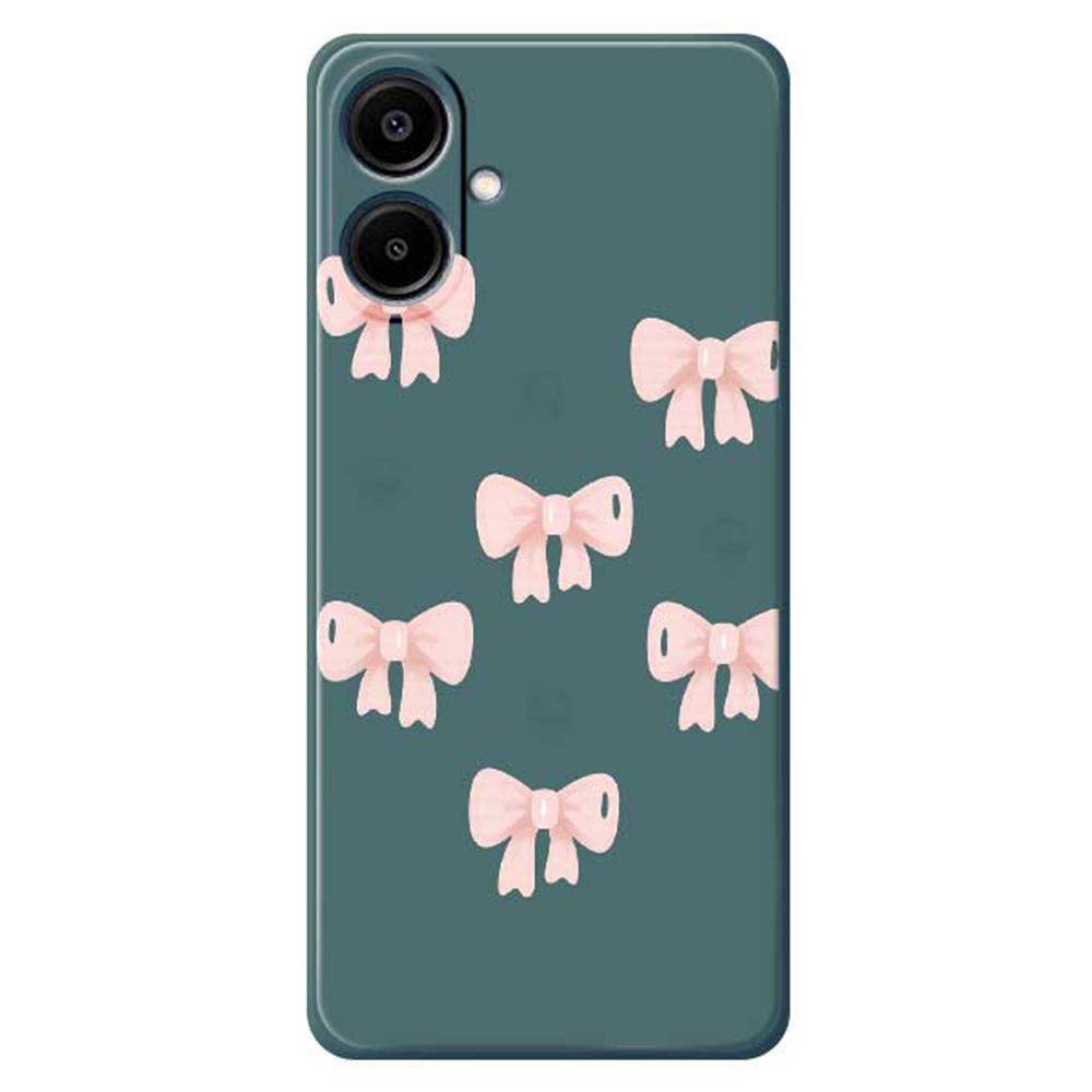 For Samsung Galaxy A07 4G Case Bows Pattern Printing Straight Edge TPU Phone Back Cover