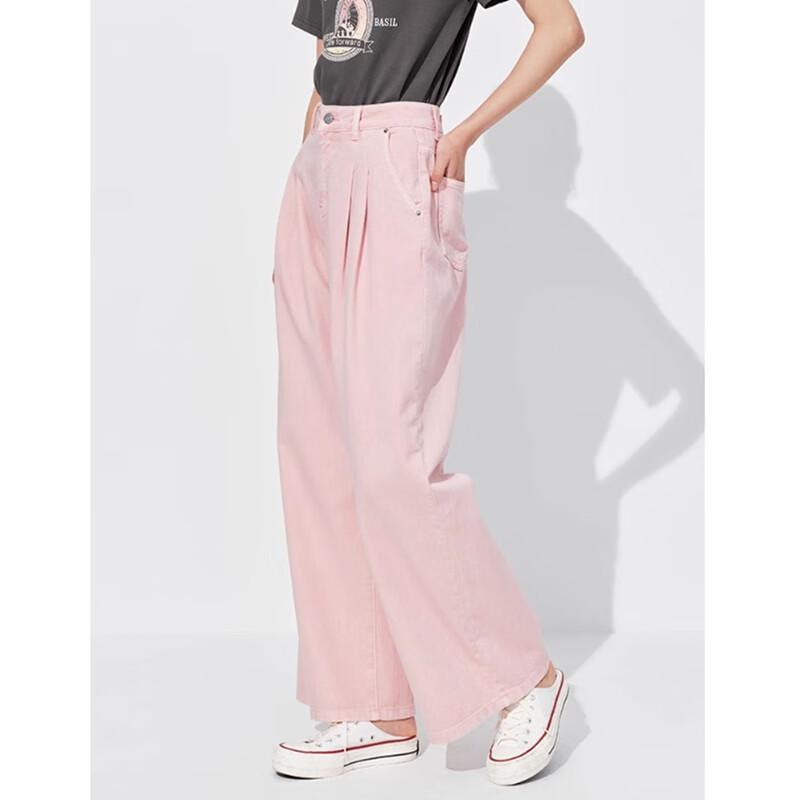 Sweet Basil Women's High-Waist Wide-Leg Jeans