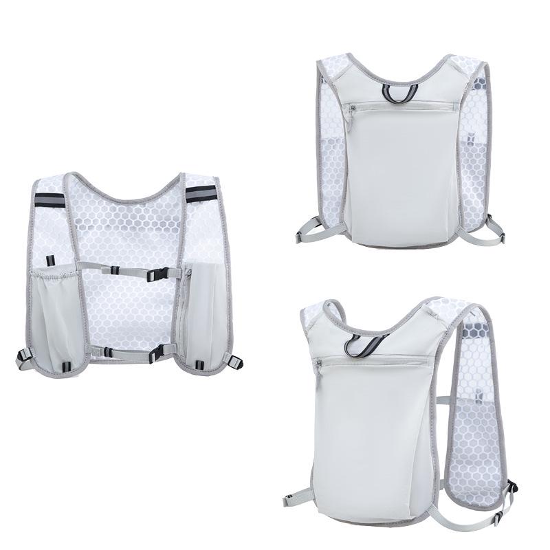 Lightweight Outdoor Mountaineering Vest with Phone Pocket for Running, Cycling, and Hiking - Includes Water Bottle Holder