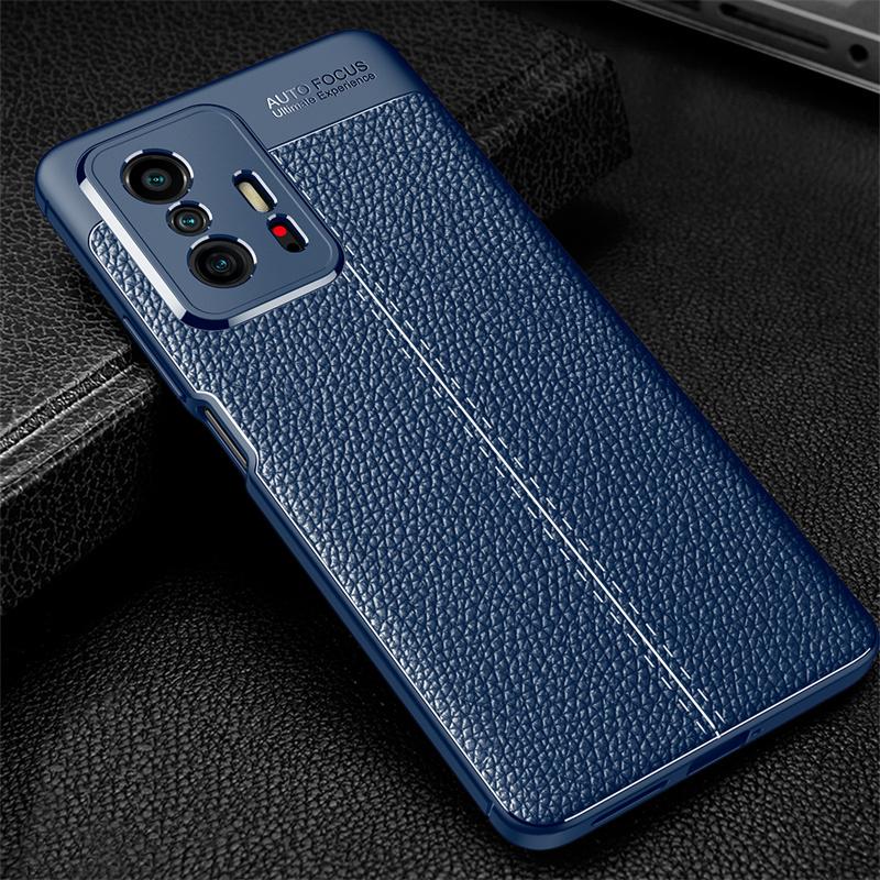 Per Cover Xiaomi Mi 11T Custodia Per Mi 11T Capas Bumper Antiurto Morbida TPU Pelle Per Fundas Poco X3 NFC F3 Mi 10T 11T Pro Cover