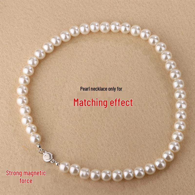 S925 Sterlingsilber Herz-Magnetverschluss für DIY Perlenarmband Schmuck