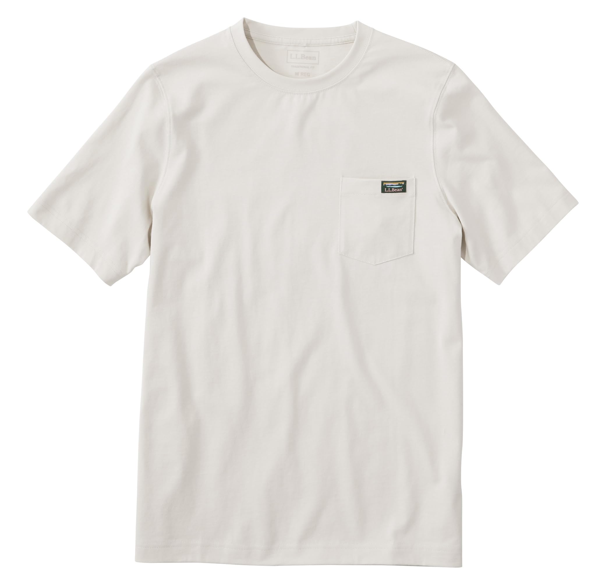 

Футболка LLB Unshrinkable с коротким рукавом и карманом с рисунком Japan Fit XL Серебристо-белый 1000226950 Мужская, цвет Care-Free Birch/Moose