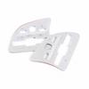 Car Steering Wheel Button Frame Silver Cover Trim For Benz GLA Aluminum -22