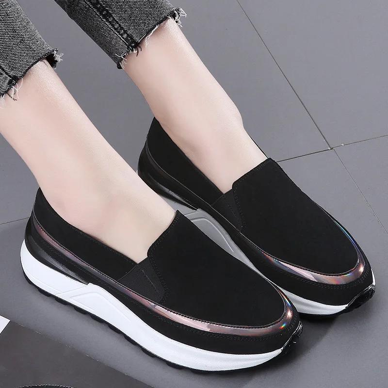 Fashion Shoes Women Casual Simple White Shoes Wear-resistant Women Shoes Sneakers 2025