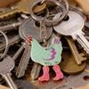 Rooster Chicken Keyring Pendant Women Girls Stylish Handbag Accessories for Everyday Use Holiday Present