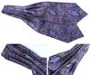 [Xiang Ru] Ascot Tie, Necktie, Party, Father's Day, Wedding, Gift, Party, Business, Workplace, Washable, Commuting, Formal, Stylish, Floral Pattern,