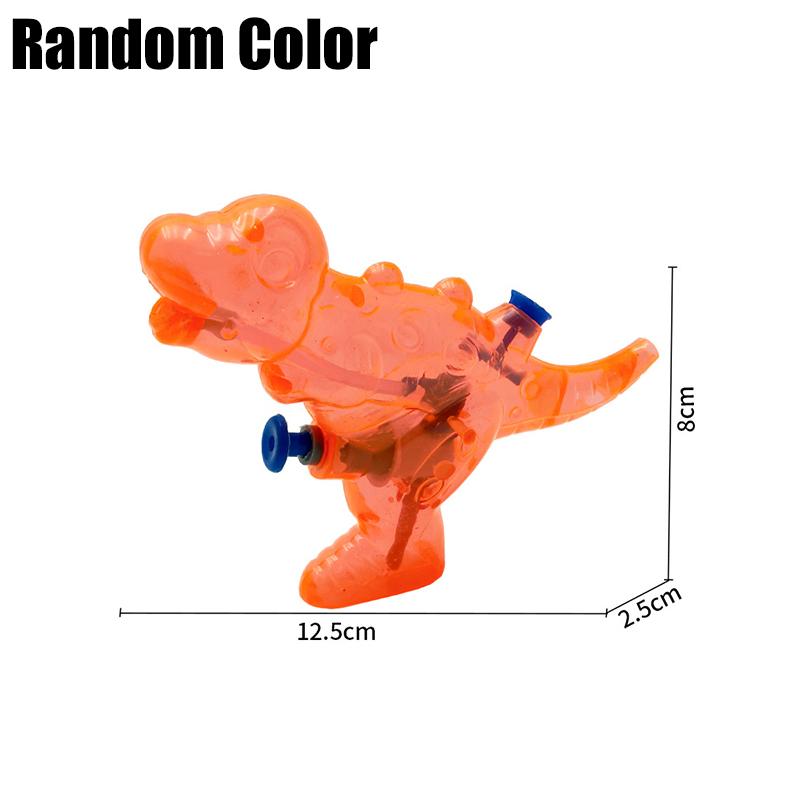 6/12PCS Dinosaur Water Gun Random Color Plastic Squirt Gun Summer Pool Beach Backyard Party Favors Carnival Giveaways Supply ZYF