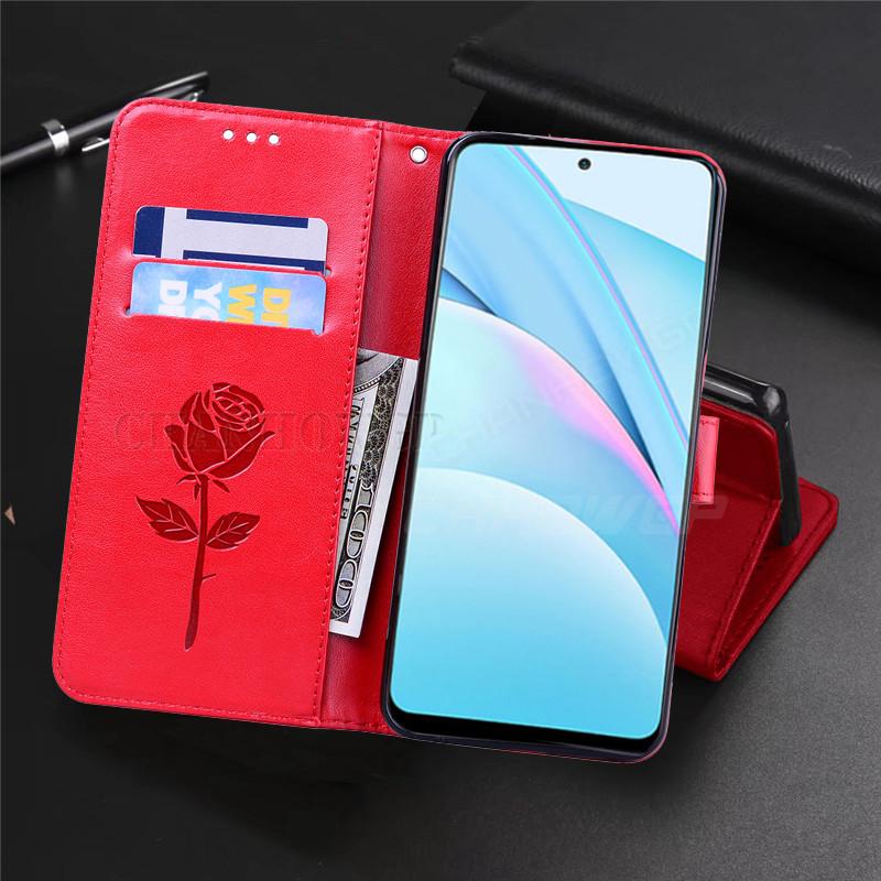 For Xiaomi MI 10T 5G Mi 10T Lite Pro Case Flower Leather Wallet Flip Book Cover For Xiaomi MI 10T Lite Mi10T 5G Magnetic Card Slot Holder Case Fundas